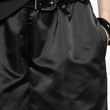 Pantaloni crop a gamba ampia  in nero Comme des garcons - donna 