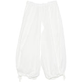Pantaloni balloon con coulisse in bianco Comme des garcons - donna 