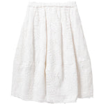 Gonna midi in pizzo floreale in bianco Comme des garcons - donna 