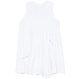 Top asimmetrica drappeggiata in bianco Comme des garcons - donna 