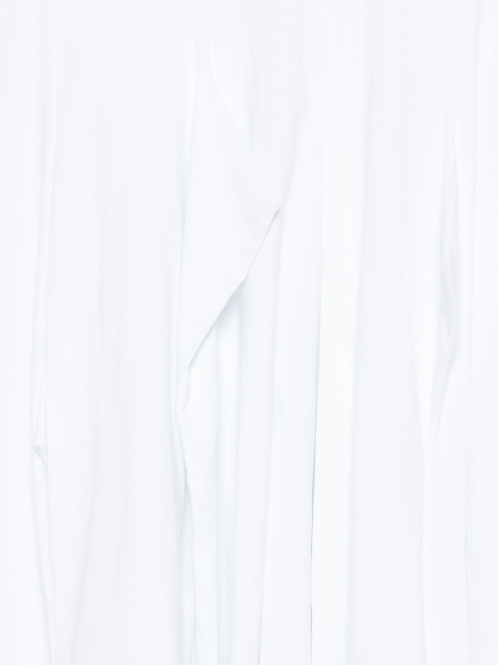 Top asimmetrica drappeggiata in bianco Comme des garcons - donna 