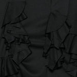 T-shirt con balze in nero Comme des garcons - donna 