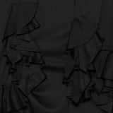 T-shirt con balze in nero Comme des garcons - donna 