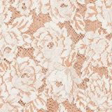 Top senza maniche con motivo floreale e pizzo in beige Comme des garcons - donna 
