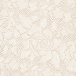 Top con motivo floreale e pizzo in bianco Comme des garcons - donna 