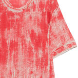 T-shirt girocollo stampata in rosso Comme des garcons - donna 