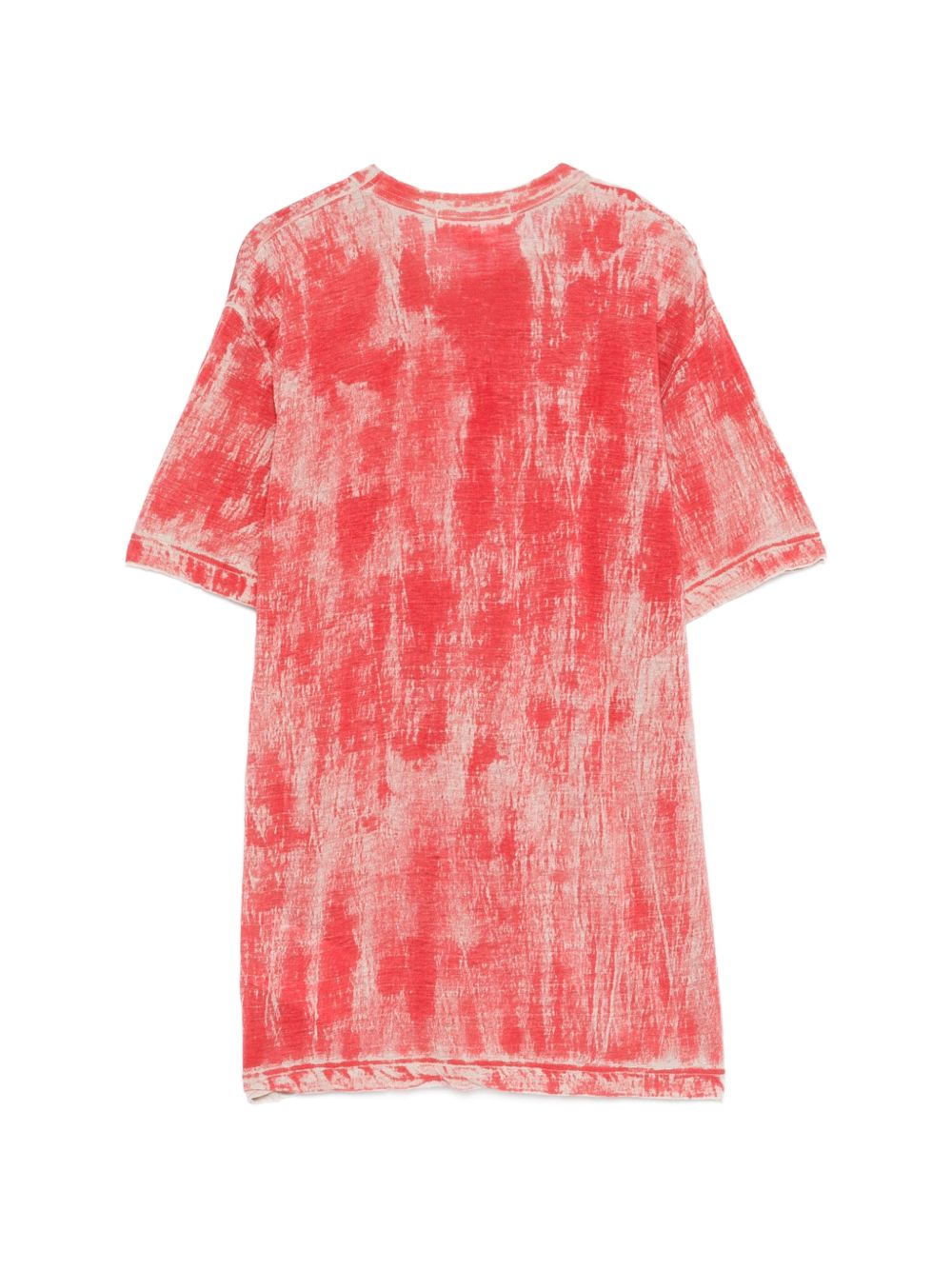 T-shirt girocollo stampata in rosso Comme des garcons - donna 