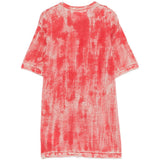 T-shirt girocollo stampata in rosso Comme des garcons - donna 