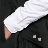 Giacca smanicata asimmetrica in nero Bless - donna 