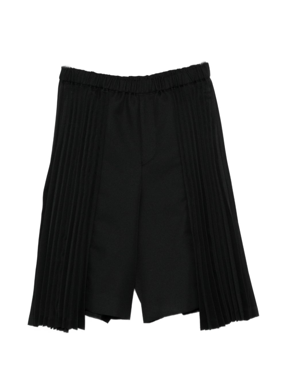 Bermuda con bettaglio plissettato in nero Comme Des Garçons Black - unisex 
