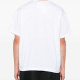 T-shirt con stampa in bianco e nero  Comme Des Garçons Black  x Nike - unisex 