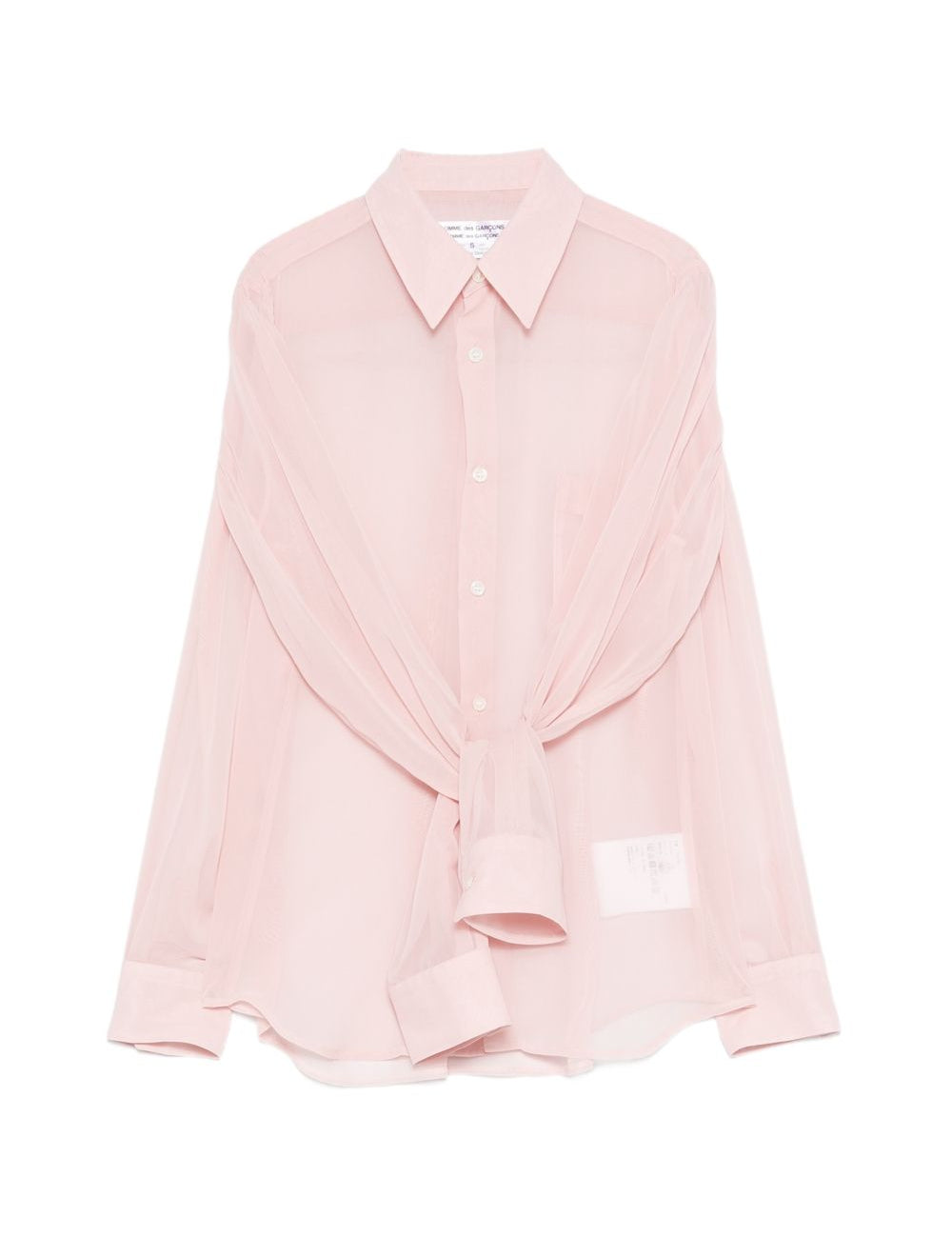 Blusa con maniche annodate in rosa Comme des garcons comme des garcons - donna 