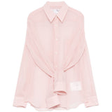 Blusa con maniche annodate in rosa Comme des garcons comme des garcons - donna 