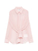 Blusa con maniche annodate in rosa Comme des garcons comme des garcons - donna