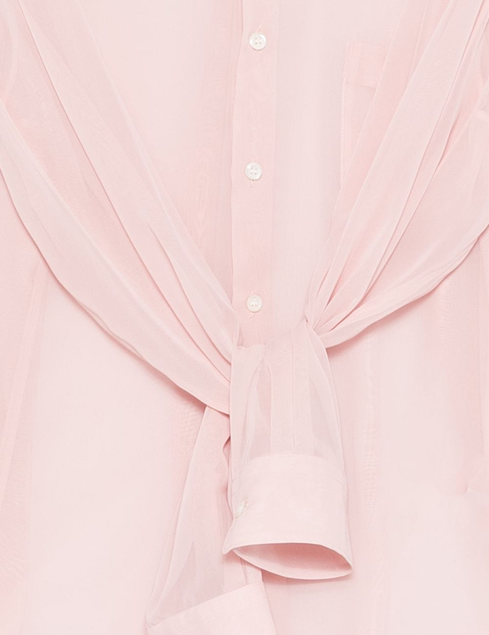 Blusa con maniche annodate in rosa Comme des garcons comme des garcons - donna 
