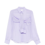 Camicia con doppie maniche in viola Comme Des Garçons - donna 