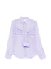 Camicia con doppie maniche in viola Comme Des Garçons - donna