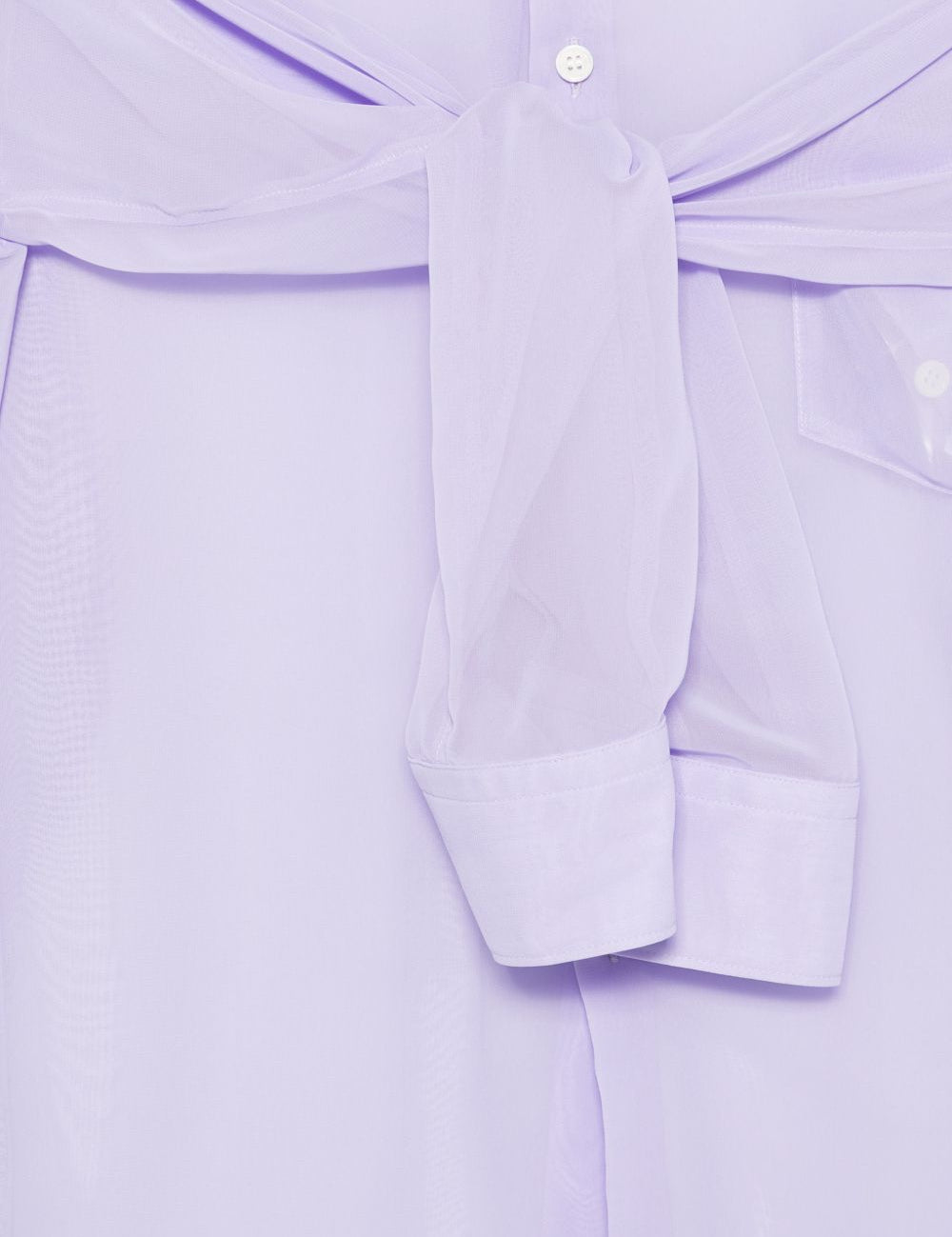 Camicia con doppie maniche in viola Comme Des Garçons - donna 