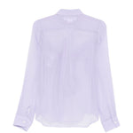 Camicia con doppie maniche in viola Comme Des Garçons - donna 