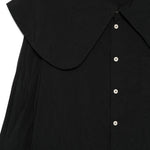 Camicia con colletto oversize in nero Comme des garcons comme des garcons  - donna 
