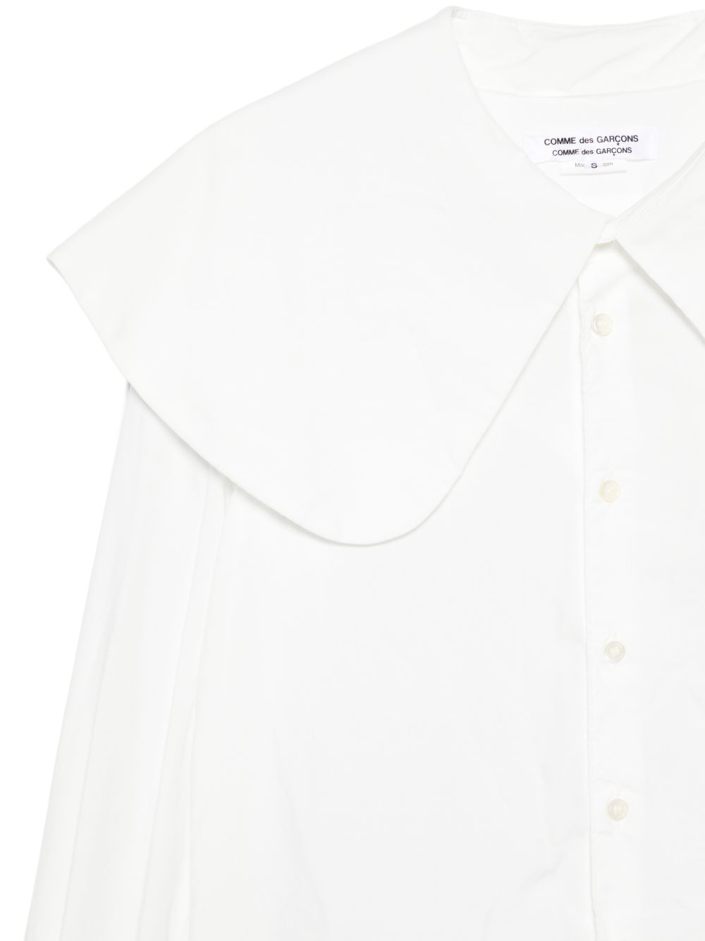 Camicia con colletto oversize in bianco Comme des garcons comme des garcons  - donna 