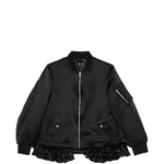 Bomber con ruches in nero Comme Des Garçons - donna 
