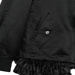 Bomber con ruches in nero Comme Des Garçons - donna 