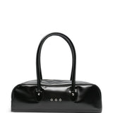 Borsa a spalla in pelle sintetica nero Comme Des Garçons - donna 