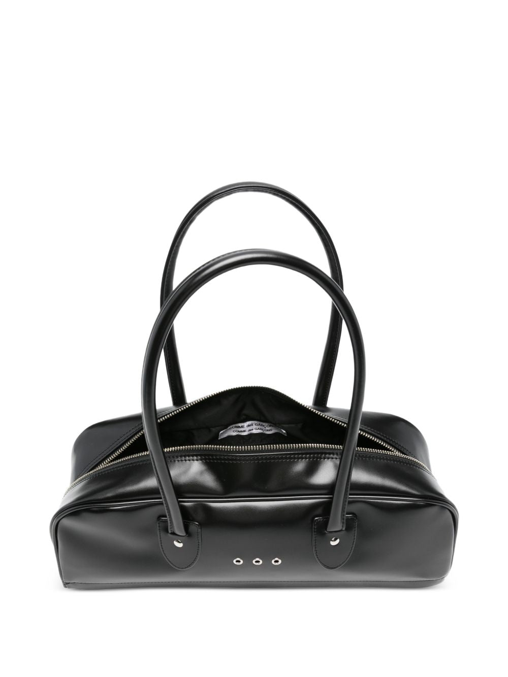 Borsa a spalla in pelle sintetica nero Comme Des Garçons - donna 