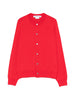 Comme Des Garçons Red Button-Up Cardigan - Women