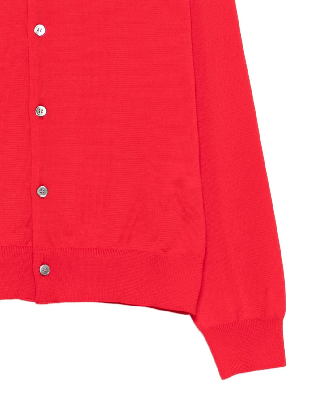 Cardigan con bottoni in rosso Comme Des Garçons - donna 
