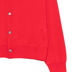 Cardigan con bottoni in rosso Comme Des Garçons - donna 