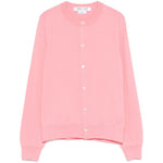 Cardigan con bottoni in rosa Comme Des Garçons - donna 
