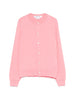 Cardigan con bottoni in rosa Comme Des Garçons - donna