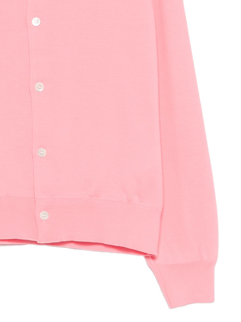 Cardigan con bottoni in rosa Comme Des Garçons - donna 