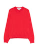 Maglione girocollo a coste in rosso Comme des garcons comme des garcons - donna