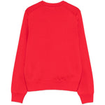 Maglione girocollo a coste in rosso Comme des garcons comme des garcons - donna 