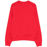 Maglione girocollo a coste in rosso Comme des garcons comme des garcons - donna 