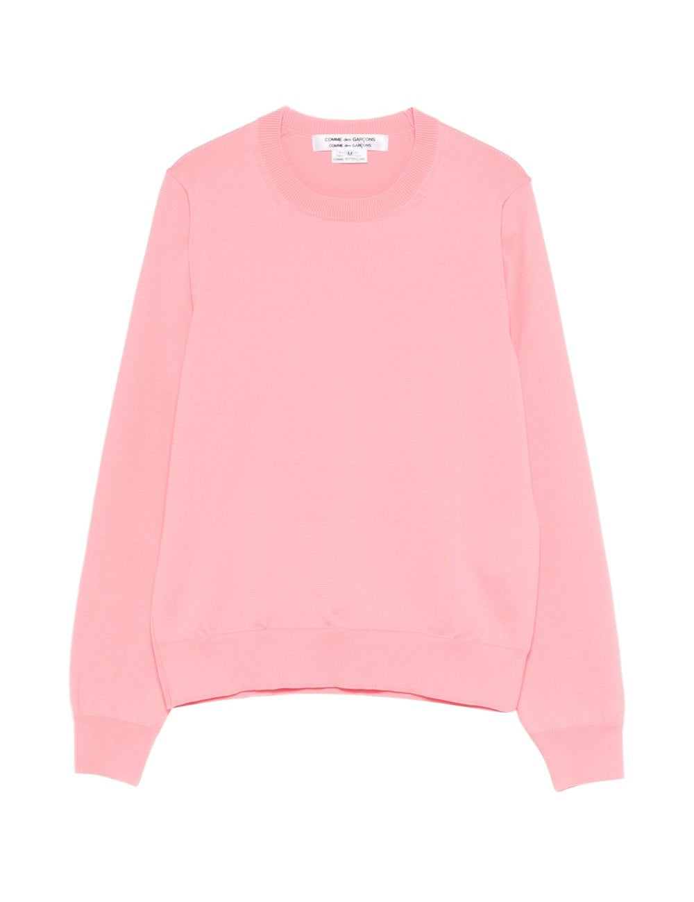 Maglione girocollo a coste in rosa Comme des garcons comme des garcons - donna 