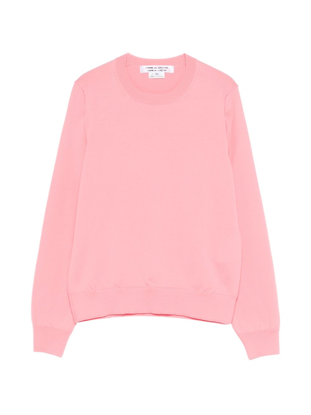 Maglione girocollo a coste in rosa Comme des garcons comme des garcons - donna 