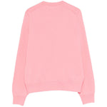 Maglione girocollo a coste in rosa Comme des garcons comme des garcons - donna 