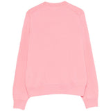 Maglione girocollo a coste in rosa Comme des garcons comme des garcons - donna 