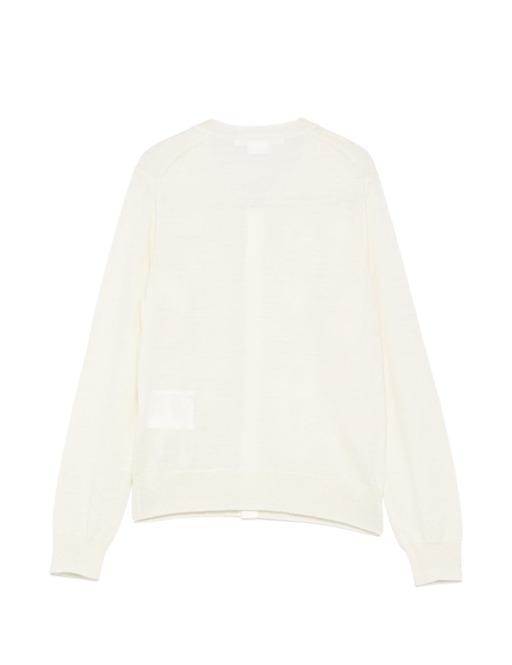 Cardigan con ricami floreali in bianco Comme des garcons comme des garcons  - donna 