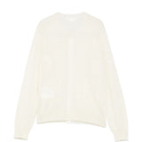 Cardigan con ricami floreali in bianco Comme des garcons comme des garcons  - donna 