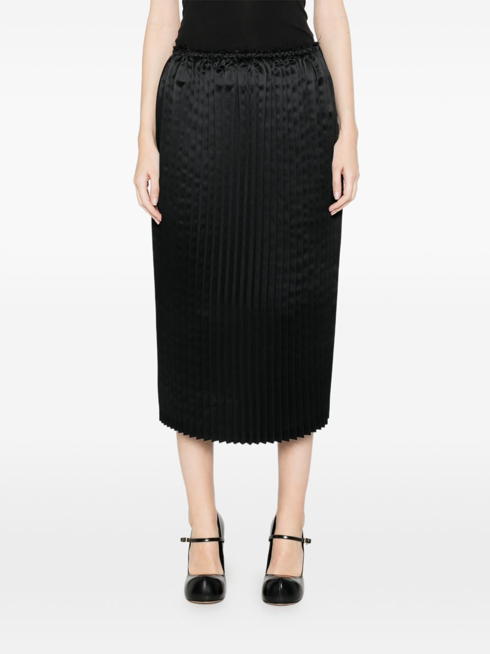 Gonna a pieghe in nero Comme Des Garçons Comme Des Garçons - donna 