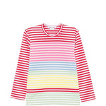 T-shirt a maniche lunghe a righe Comme des garcons comme des garcons - donna 