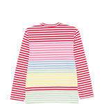 T-shirt a maniche lunghe a righe Comme des garcons comme des garcons - donna 
