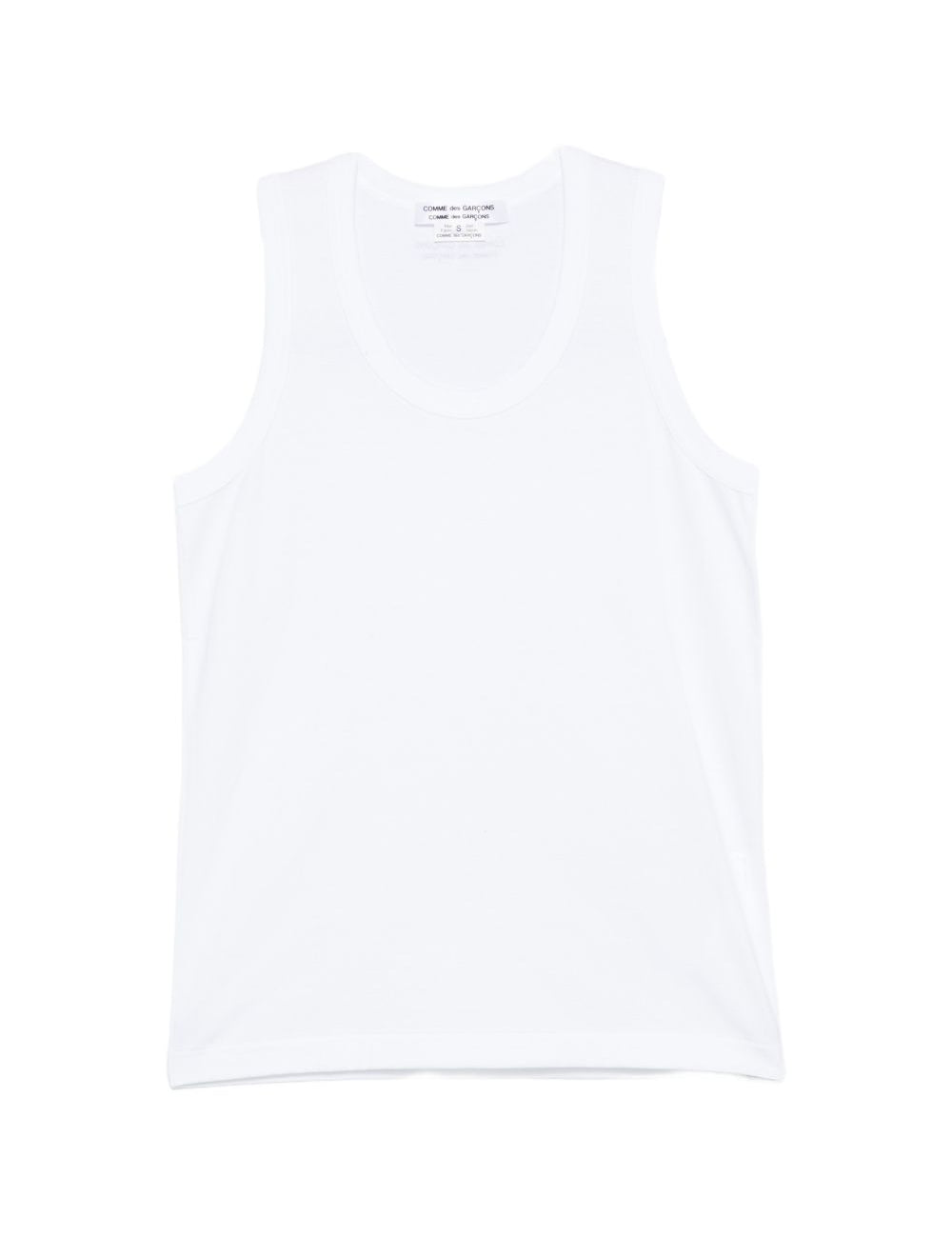Canotta senza maniche in bianco Comme des garcons comme des garcons - donna 