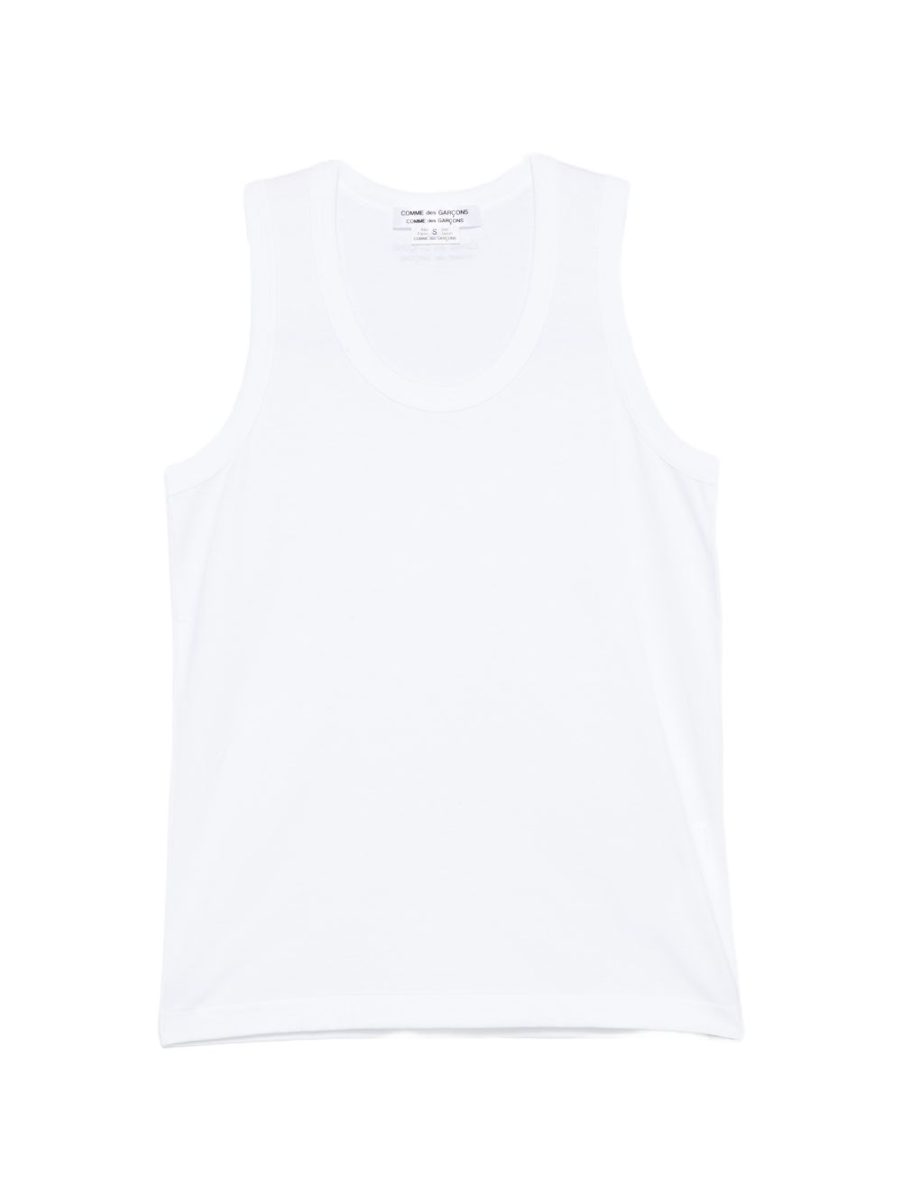 Canotta senza maniche in bianco Comme des garcons comme des garcons - donna 