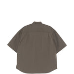 Camicia a maniche corte con patch logo in verde Comme des garcons homme - uomo 